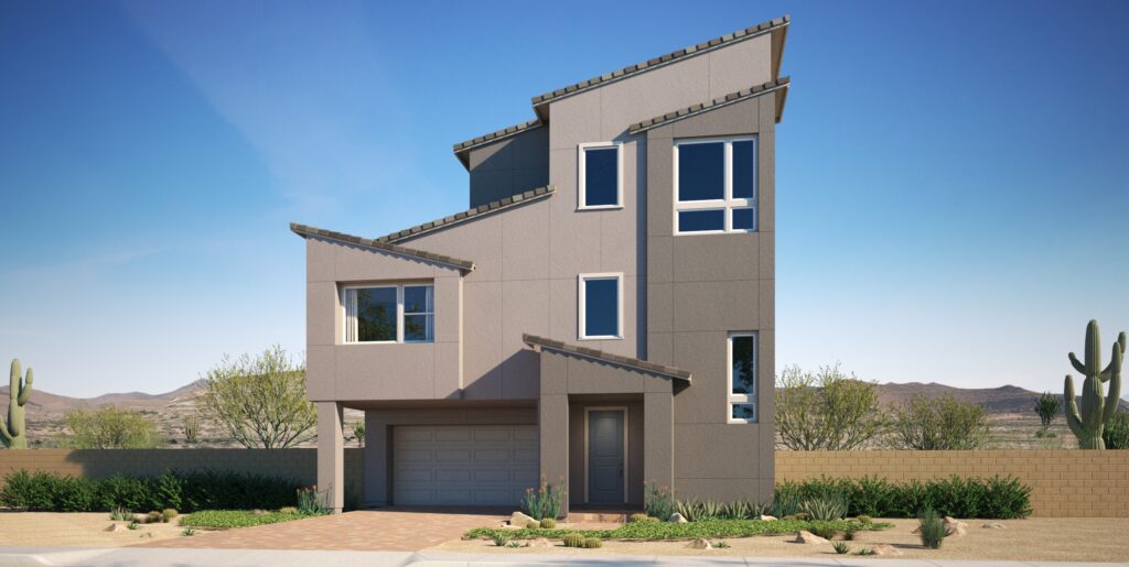 Elevation A of Acacia Plan 3 at Vireo by Woodside Homes