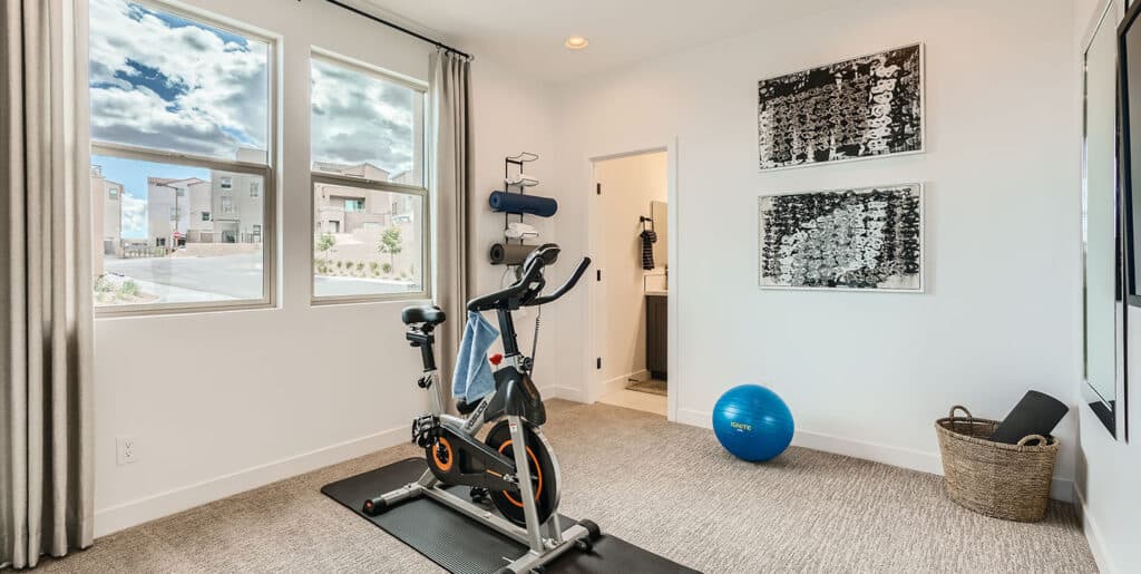 Bonus Room of Rowan Plan 6 at Vireo by Woodside Homes