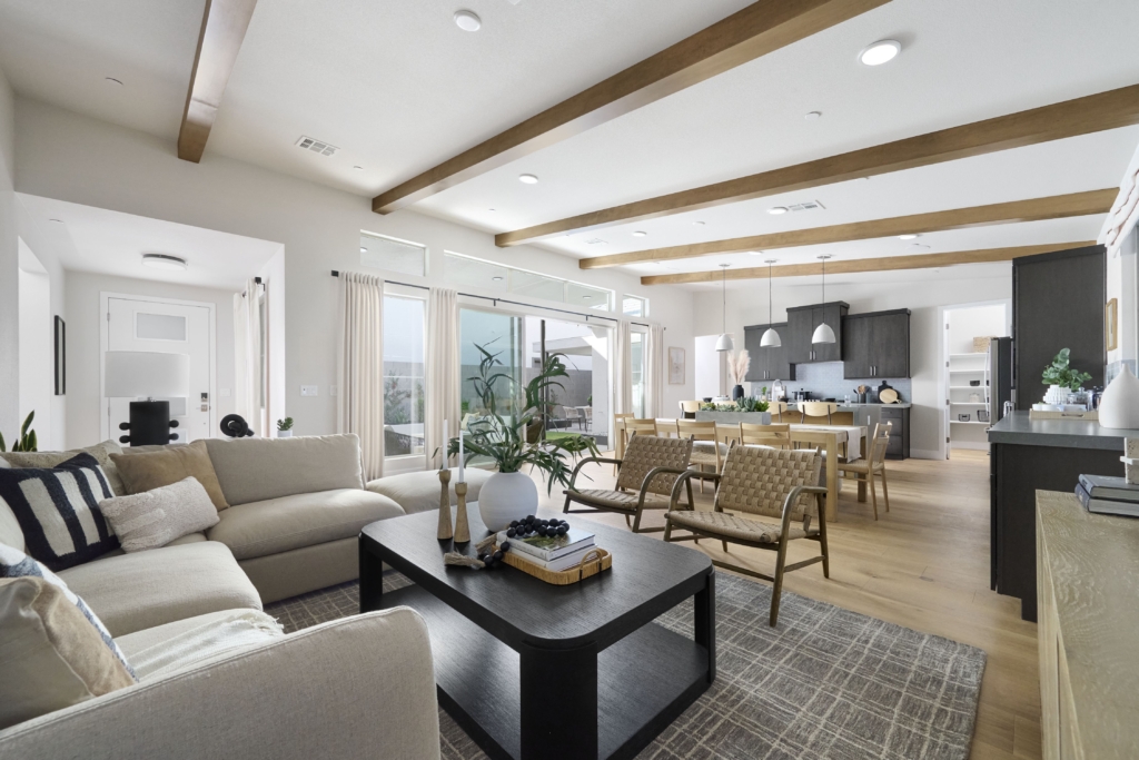 Great Room of Plan 2 at Edgewood by Tri Pointe Homes