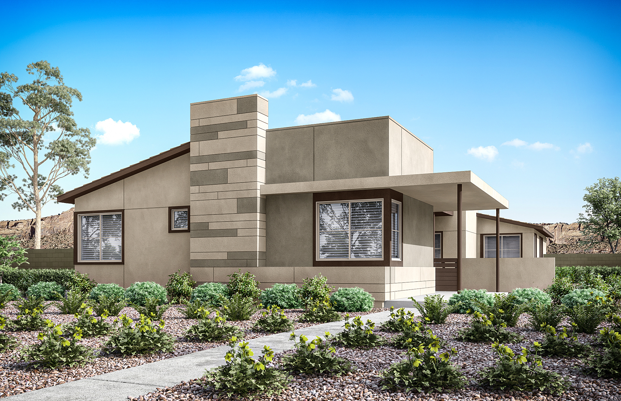 Front Elevation A of Plan 1 at Edgewood by Tri Pointe Homes