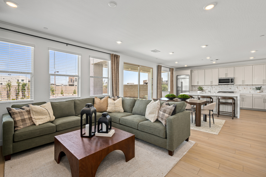 Great Room of Greg Model at Mockingbird by Lennar