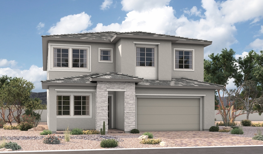 Front Elevation A of Teton Model at Primrose Park by Richmond American Homes