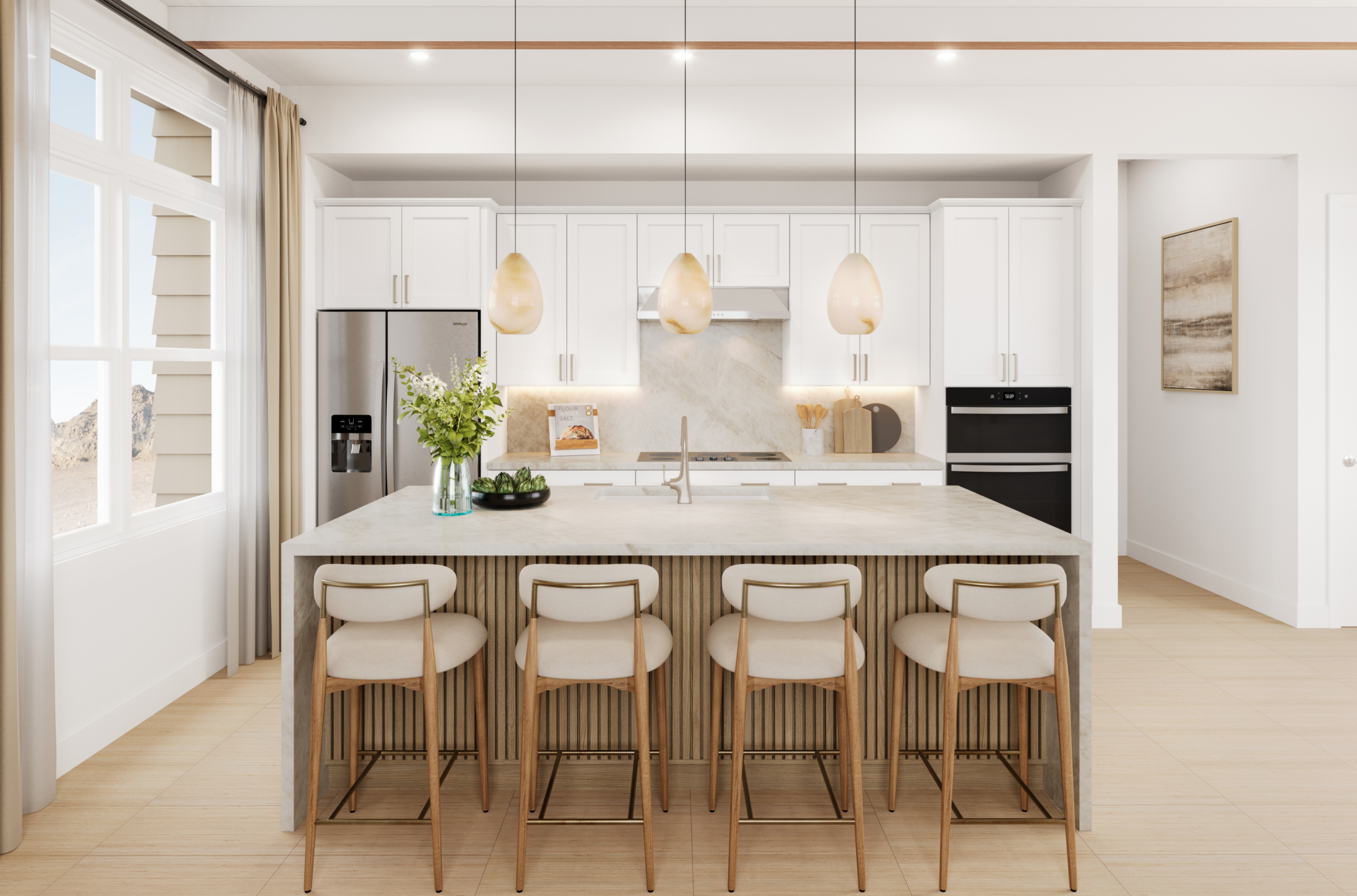 Kitchen of Liten Floorplan at The Loughton by Toll Brothers