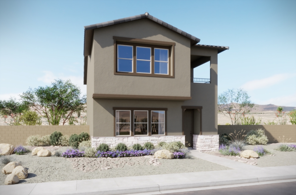 Front Elevation A of Briar Model at Dove Rock by Woodside Homes