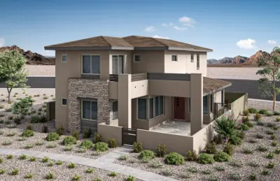 Front Elevation A of Plan 1 at Aberdeen - Collection II by Tri Pointe Homes