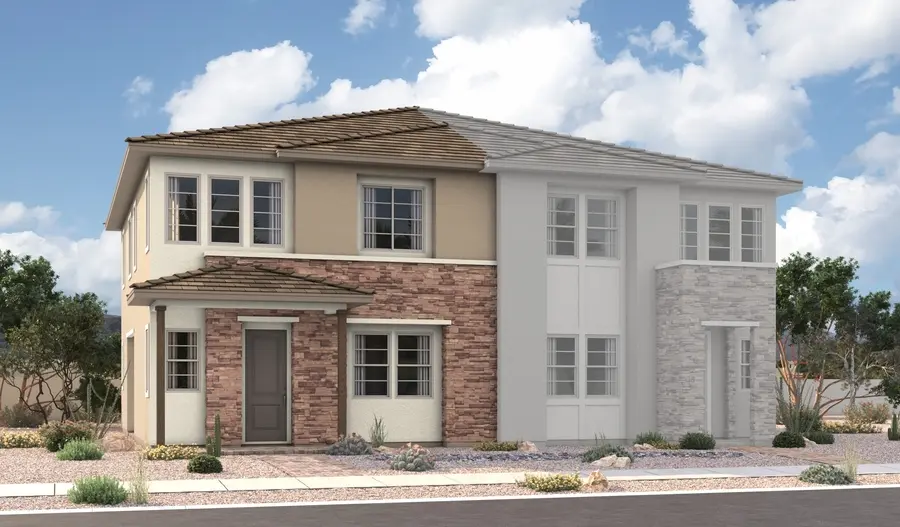 Front Elevation A of Navy 2 at Iris Glen by Richmond American Homes